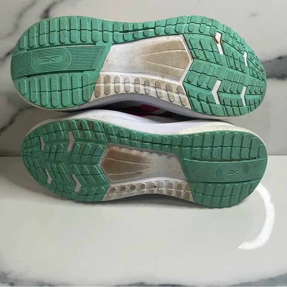 Reebok Women's White Mint Acid Yellow Floatride Energy Daily Shoes Sz 6 Athlete